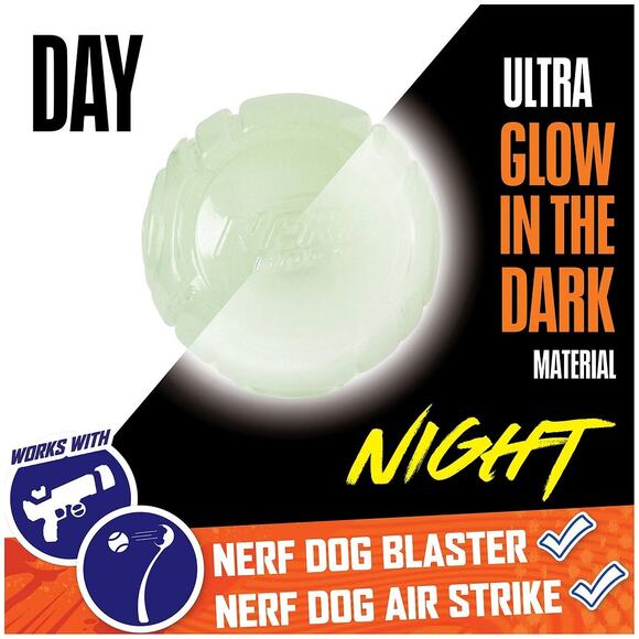 Nerf Dog Glow in the Dark Starter Pack Ball Toss Shake Dog Toy - Picture 3 of 4